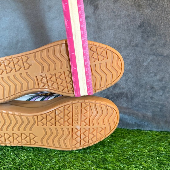 Adidas VL Court Bold Platform Sneakers Cream Gum Sole Women's Size 9.5 NEW - Picture 13 of 14